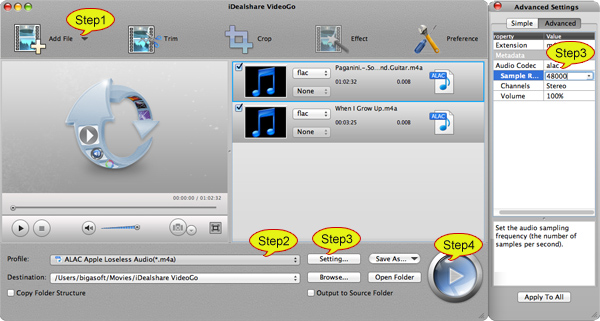 FLAC to Apple Lossless Converter - Convert FLAC to ALAC 