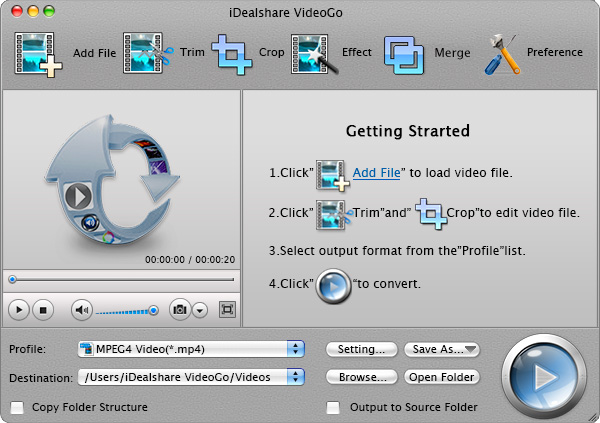 Flac to iPhone Converter for Mac - iDealshare VideoGo for Mac
