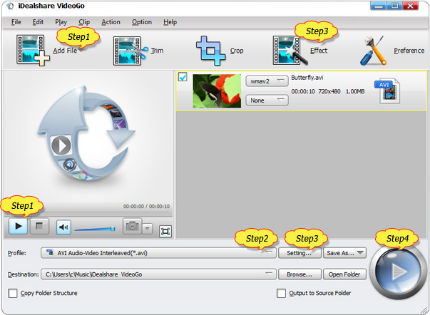 dav file to mp4 converter